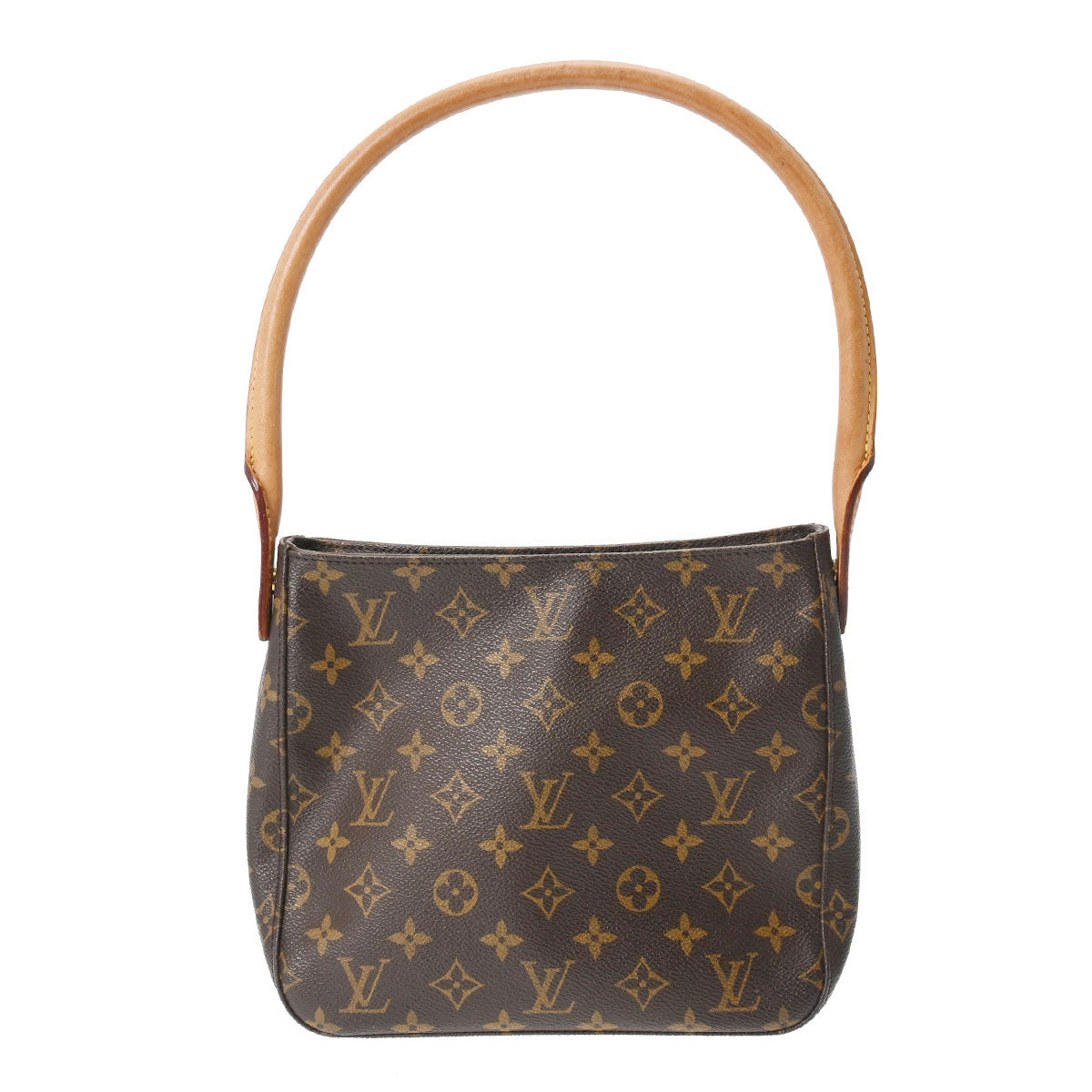 LOUIS VUITTON ルイヴィトン モノグラム ルーピング MM  ブラウン M51146 レディース モノグラムキャンバス セミショルダーバッグ Bランク 中古 