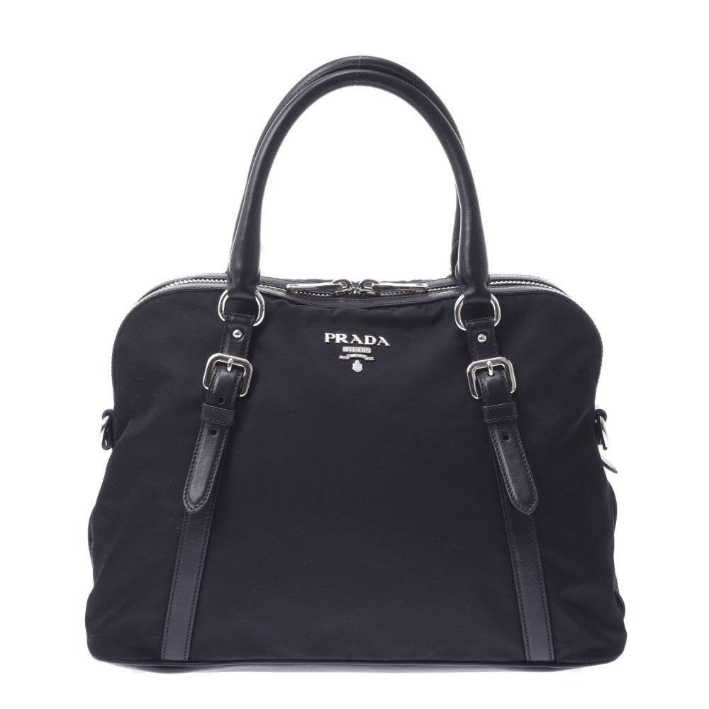 PRADA プラダ ハンドバッグ 黒 1BB912 ユニセックス ナイロン/レザー 2WAYバッグ Aランク 中古 