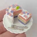 ミニチュア＊紫陽花のケーキ