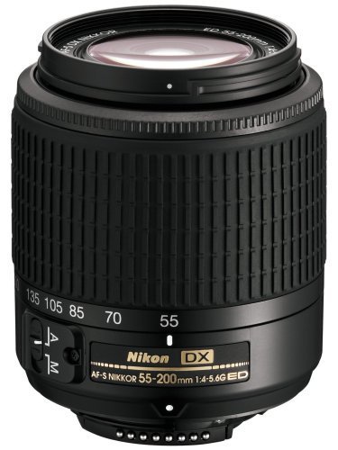 Nikon AF-S DX Zoom Nikkor ED 55-200mm F4-5.6G ブラック ニコンDXフォーマット専用【!中古品!】