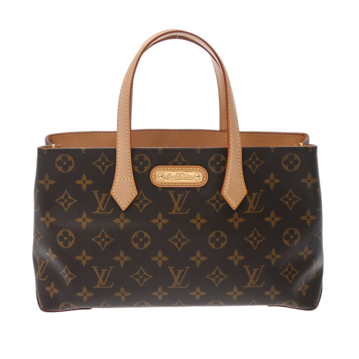 LOUIS VUITTON ルイヴィトン モノグラム ウィルシャー PM ブラウン M40595 レディース モノグラムキャンバス ハンドバッグ ABランク 中古 