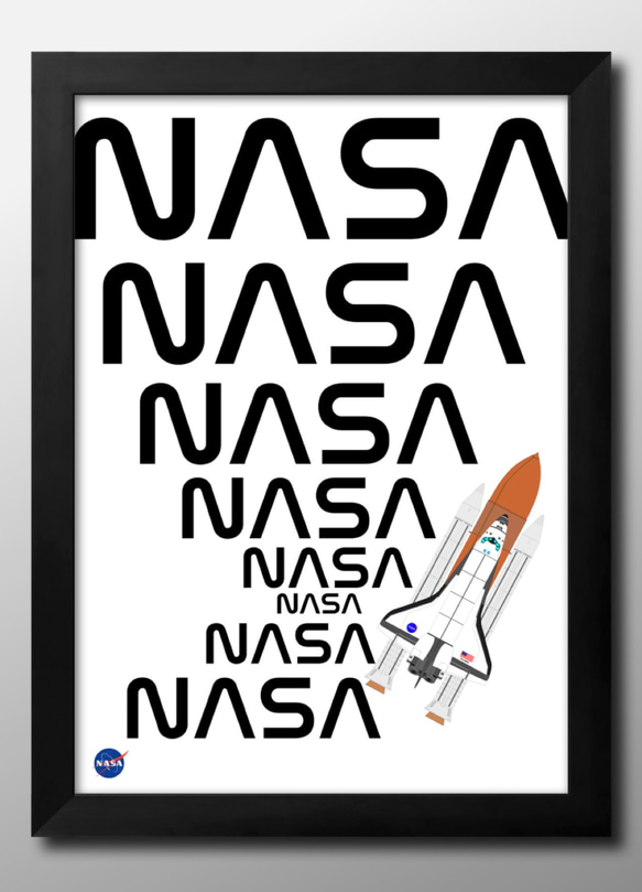 【2025年の人気アイテム】 13214■ポスター　絵画　A3サイズ　『NASA　スペースシャトル』　アート　イラスト　デザイン　上級マット紙採用_画像1