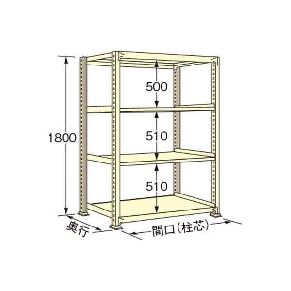 扶桑金属工業 【車上渡し】 中量ラック WE1809L