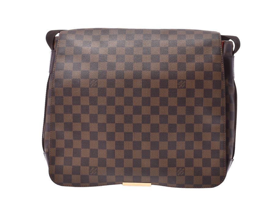 ルイヴィトン ダミエ バスティーユ ブラウン N45258 メンズ レディース 本革 ショルダーバッグ Bランク LOUIS VUITTON 中古 