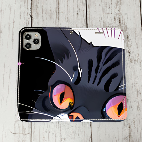 iphoneケース3-2-40 iphone 手帳 ねこ・猫・ネコ 箱4 かわいい アイフォン iface