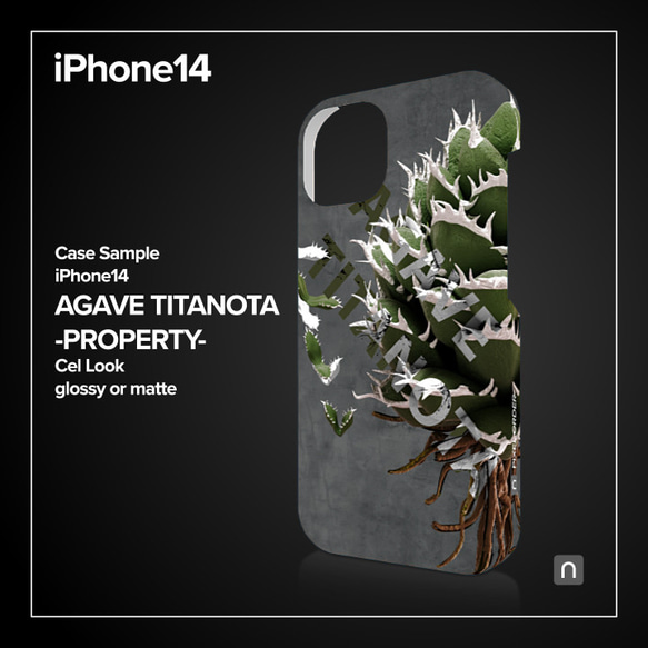 AGAVE TITANOTA iPhone14ケース【PROPERTY】REAL