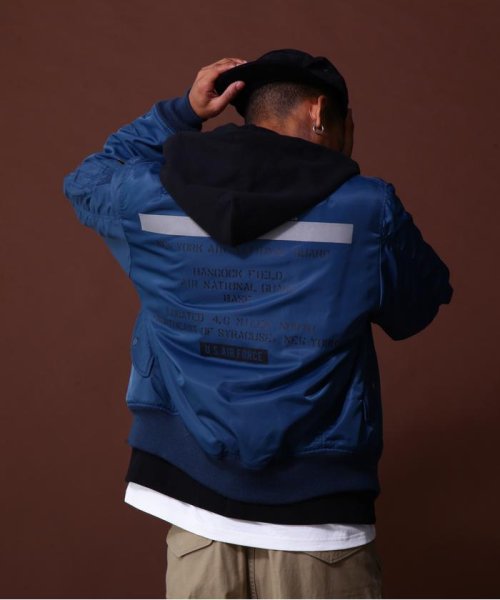 《COLLECTION》REFLECT STENCIL MA－1 FLIGHT JACKET