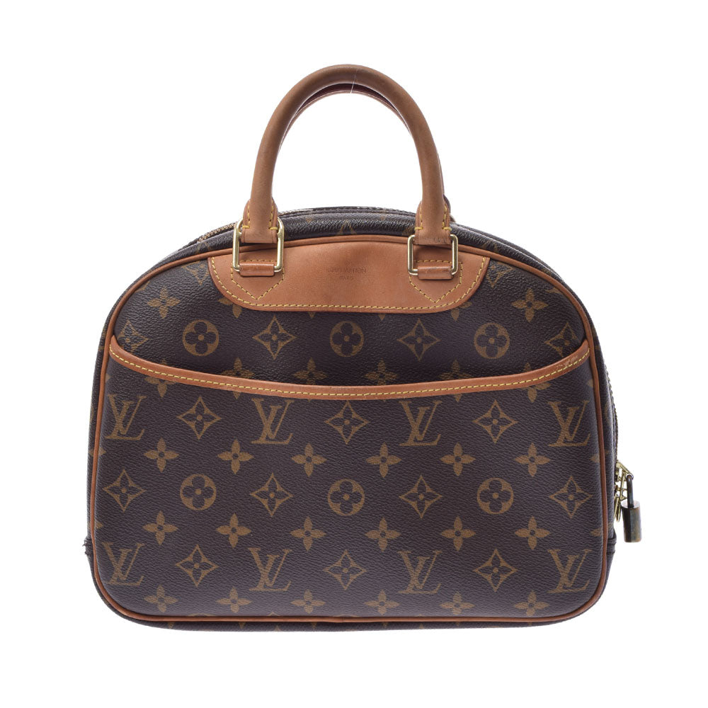 LOUIS VUITTON ルイヴィトン モノグラム トゥルーヴィル ブラウン M42228 ユニセックス モノグラムキャンバス ハンドバッグ Bランク 中古 