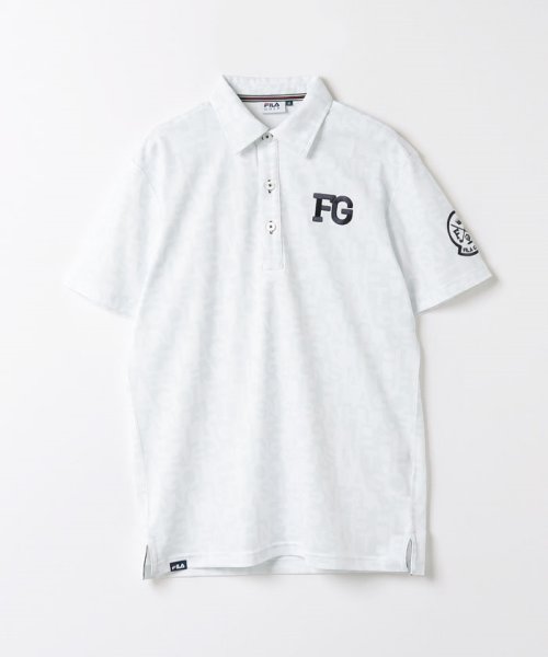 FILA GOLF　タイポ系プリント半袖シャツ