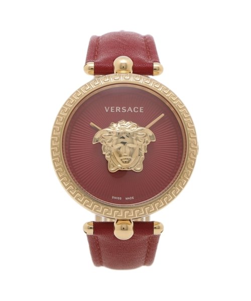 ヴェルサーチ 腕時計 レディース PALAZZO EMPIRE パラッツォエンパイア 34MM VERSACE VECQ00418 レッド ゴールド