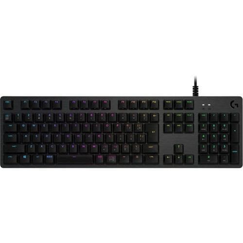 【推奨品】ロジクール G512r-TC ロジクールG512 Carbon RGBメカニカルゲーミングキーボード（タクタイル) ブラック