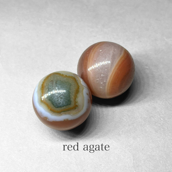 red agate sphere / レッドアゲートスフィア A