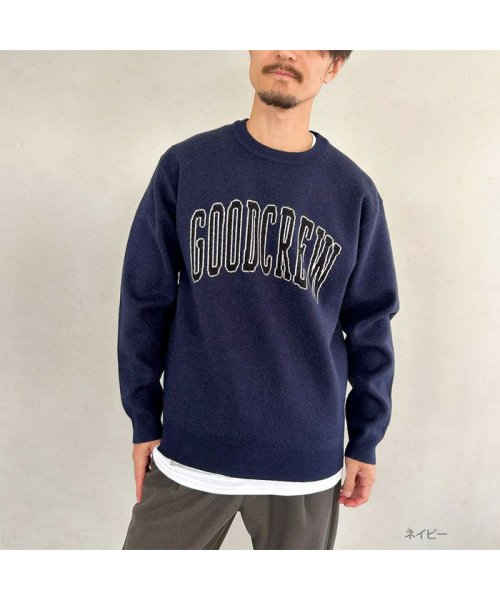 GOOD CREW グッド クルー カレッジニット QGC/00101FW