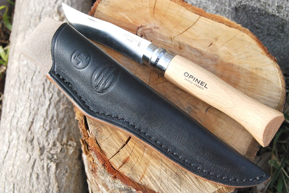 OPINEL No.9 Leather Case 【Black】 受注生産予約販売