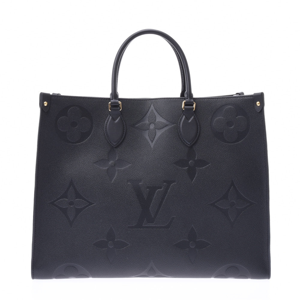 LOUIS VUITTON ルイヴィトン モノグラム アンプラント オンザゴーGM 黒 M44925 ユニセックス 2WAYバッグ 新品 