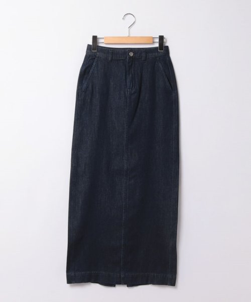 スカート　DRAPE DENIM MAXI TROUSER