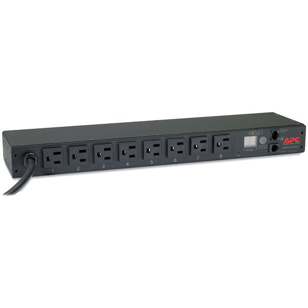 シュナイダーエレクトリック Ｒａｃｋ　ＰＤＵ、Ｓｗｉｔｃｈｅｄ、１Ｕ、１５Ａ、１００Ｖ、（８）　５ー１５ AP7900B 1式（直送品）