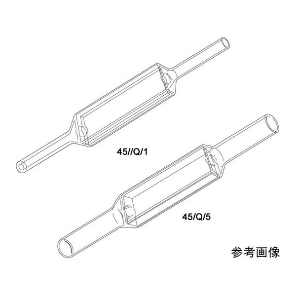 インライン顕微鏡用フロー石英セル