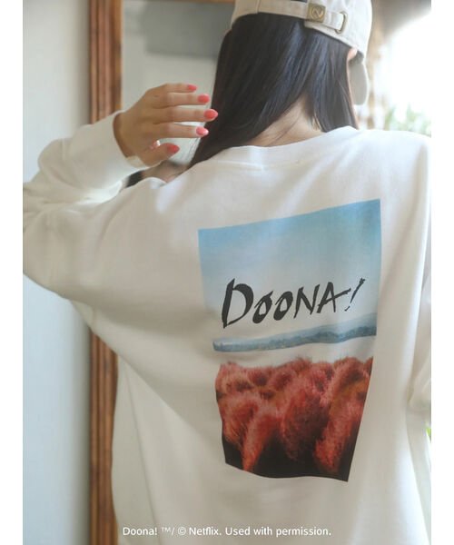 ●DOONA! ロゴptルーズスウェット