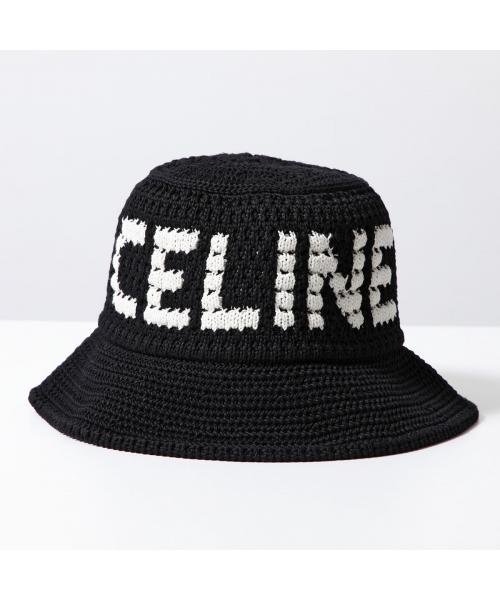 CELINE バケットハット 2AE5S817X クロシェ ニット帽