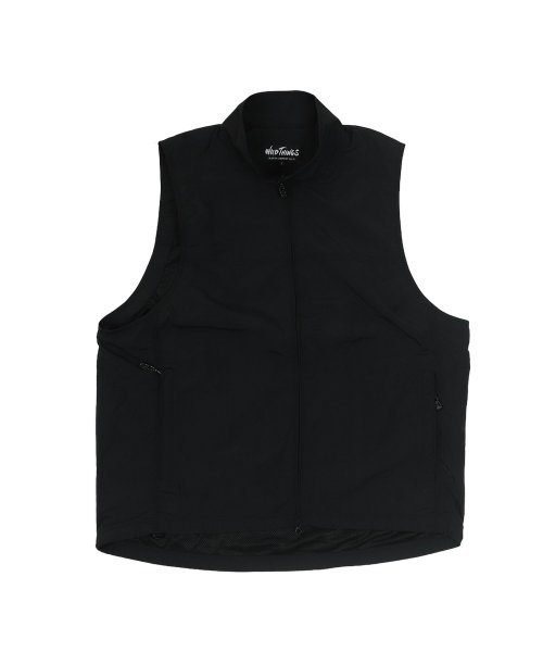 WILD THINGS ワイルドシングス ベスト ナイロン ユーティリティ アウター メンズ 撥水 UVカット UTILITY VEST ブラック オリーブ