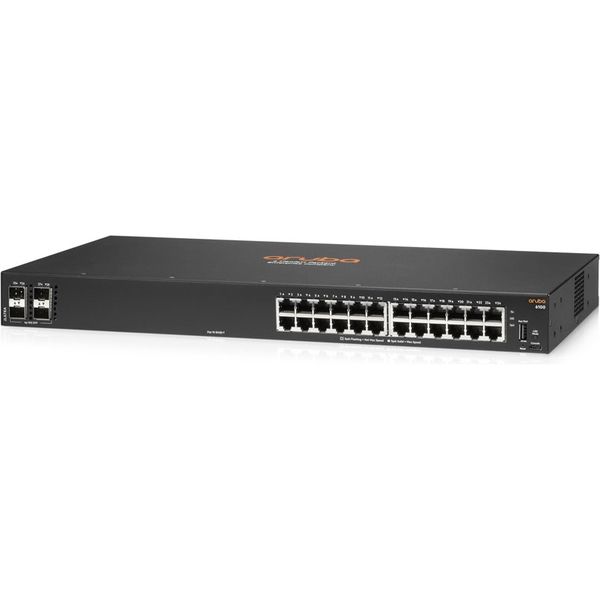 HP（ヒューレット・パッカード） ＨＰＥ　Ａｒｕｂａ　６１００　２４Ｇ　４ＳＦＰ＋　Ｓｗｉｔｃｈ　ＪＰ　ｅｎ JL678A#ACF 1台（直送品）