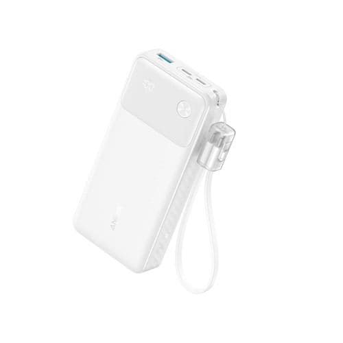 アンカー A1384N21 モバイルバッテリー Power Bank（20000mAh、30W）ホワイト