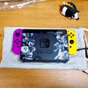 Nintendo Switch持ち運び用ポーチ・大グレー