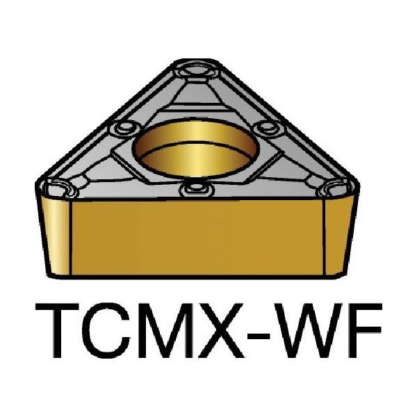 サンドビック コロターン107 旋削用ポジチップ（12 TCMX 11 03 02-WF 5015 579-4111（直送品）