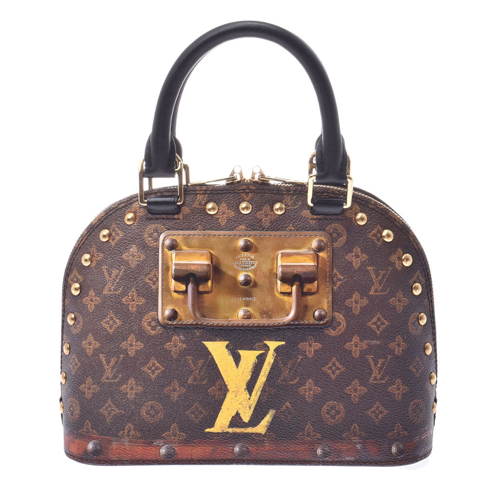 LOUIS VUITTON ルイヴィトンタイムトランク アルマBB  ポップアップストア限定 ブラウン レディース 2WAYバッグ M52743  中古