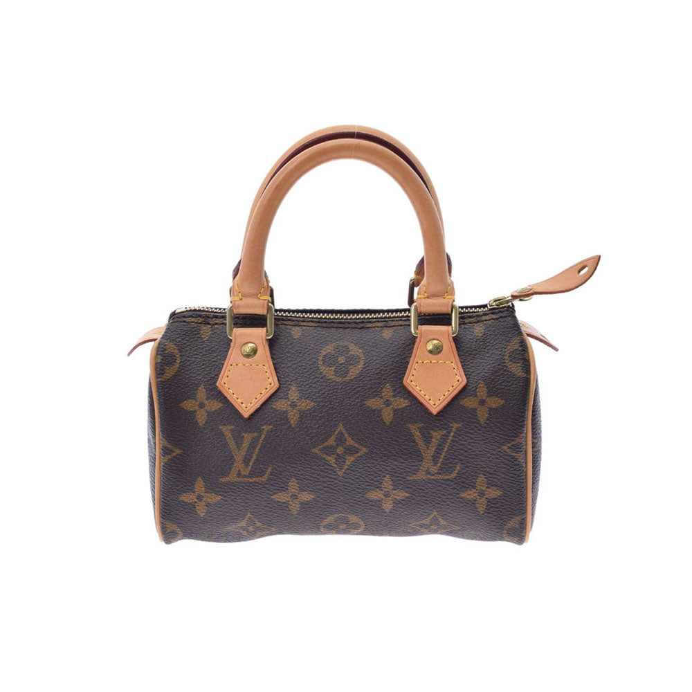 LOUIS VUITTON ルイヴィトン モノグラム ミニスピーディ ブラウン M41534 レディース モノグラムキャンバス ハンドバッグ ABランク 中古 