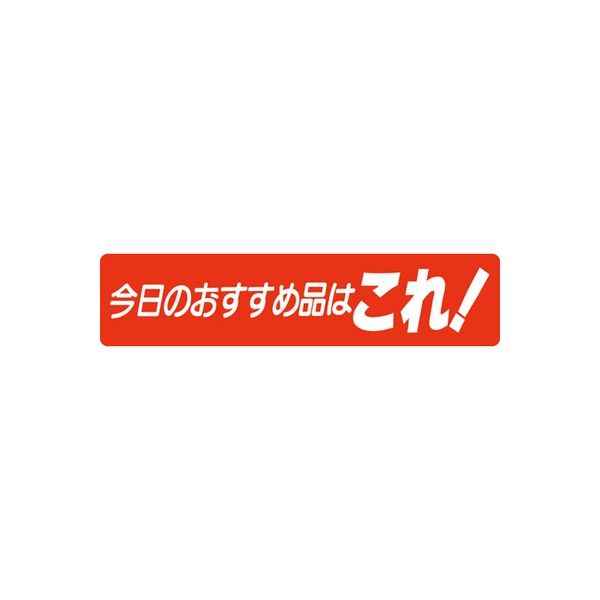 ササガワ 食品表示シール　SLラベル　今日のおすすめ品はこれ! 41-3236 1セット：5000片(500片袋入×10袋)（直送品）