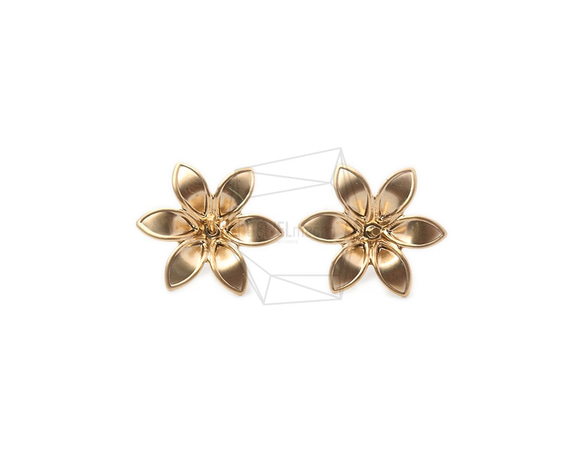 ERG-1026-MG【2個入り】デイジーフラワーピアス/Daisy Flower Post Earrings