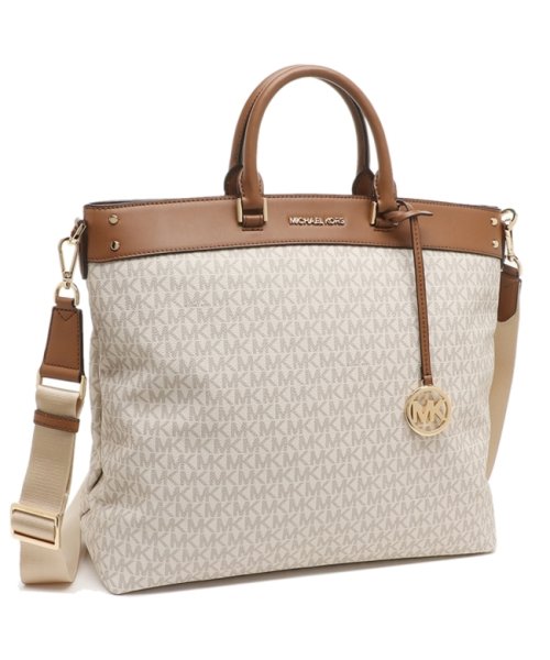 マイケルコース アウトレット トートバッグ ショルダーバッグ トラベル バニラ レディース MICHAEL KORS 35H1GTFT9B VANILLA