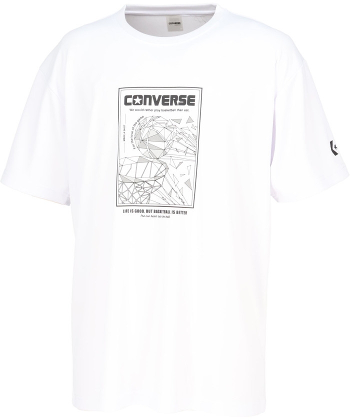 CONVERSE/CONVERSE コンバース バスケット プリントTシャツ 半袖 トップス バス･･･