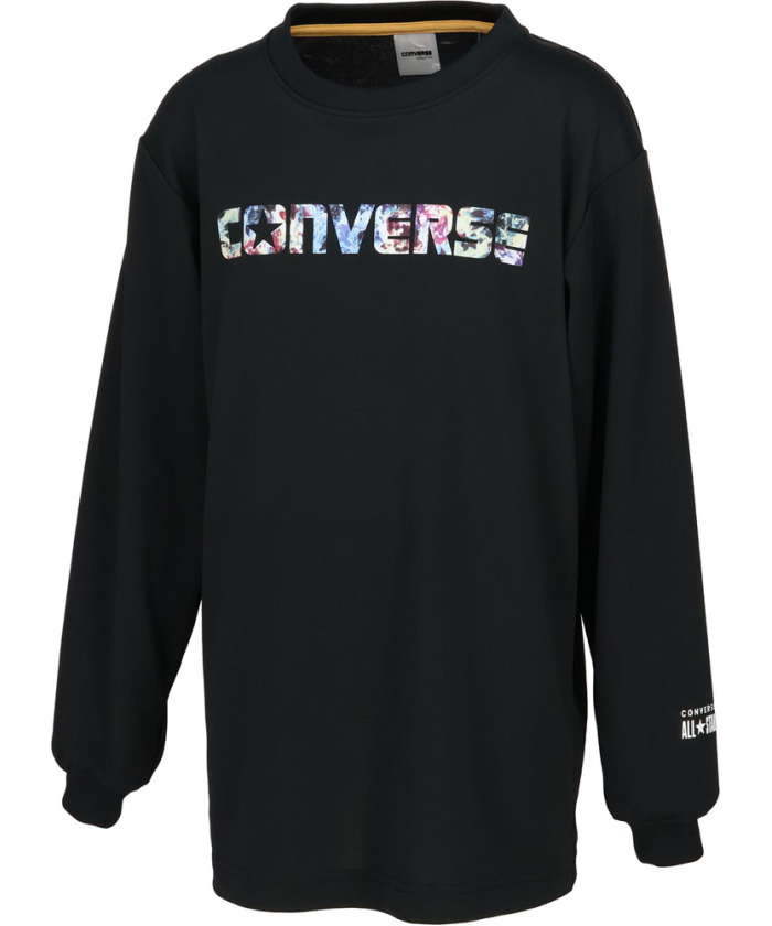 CONVERSE/CONVERSE コンバース バスケット JRプリントロングスリーブシャツ Tシ･･･