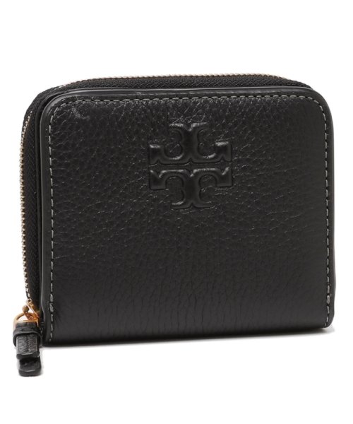 トリーバーチ アウトレット 二つ折り財布 ティア ミニ財布 ブラック レディース TORY BURCH 146463 001