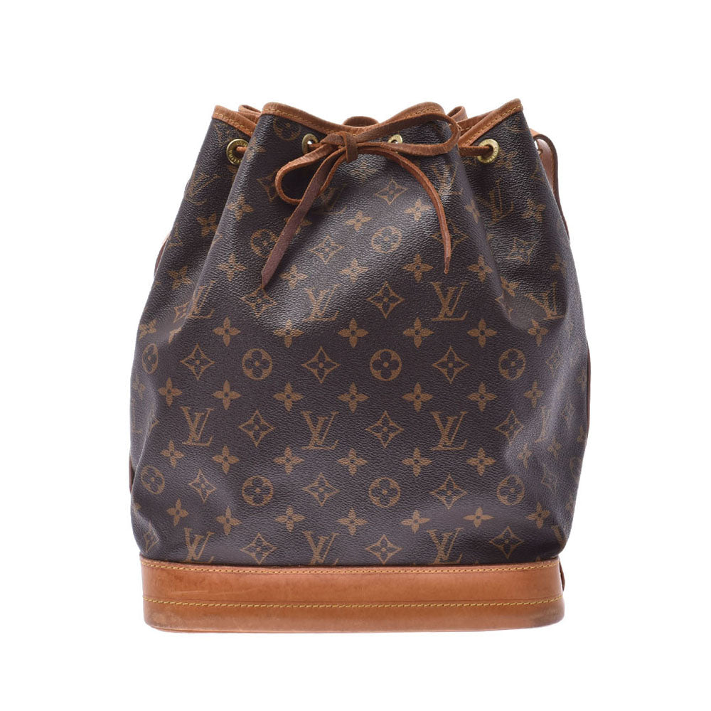 ルイヴィトンノエ  14145 ブラウン ユニセックス モノグラムキャンバス ショルダーバッグ M42224  LOUIS VUITTON 中古