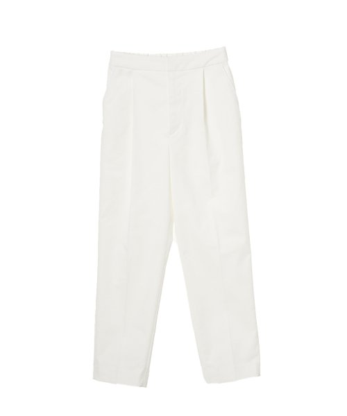 tuck tapered pants