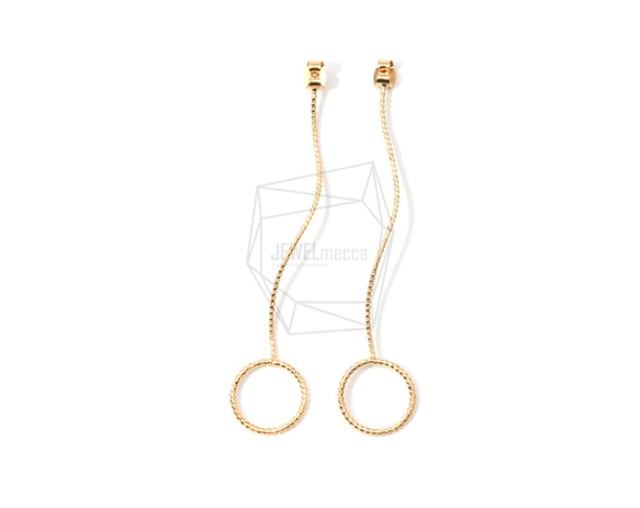 ERG-623-MG【2個入り】リングワイヤピアスキャッチ,Dangling Ring Earring Backs