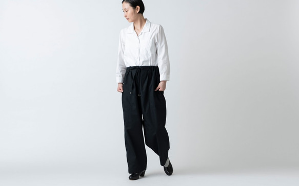 【7月中旬お届け】木間服装製作 / pants black / unisex 1size