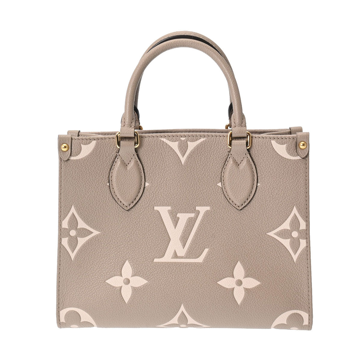 LOUIS VUITTON ルイヴィトン モノグラムアンプラント オンザゴー PM 2WAY  トゥルトレール/クレーム M45779 レディース レザー ハンドバッグ ABランク 中古 