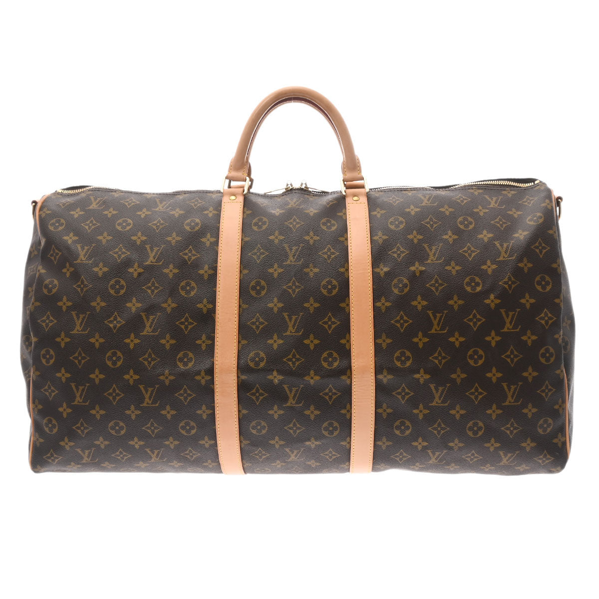 LOUIS VUITTON ルイヴィトン モノグラム キーポル バンドリエール 60 ブラウン M41412 ユニセックス モノグラムキャンバス ボストンバッグ ABランク 中古 