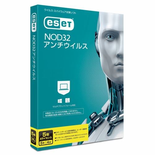 キヤノンＩＴソリューションズ ESET NOD32アンチウイルス 5年4ライセンス CMJ-ND14-044