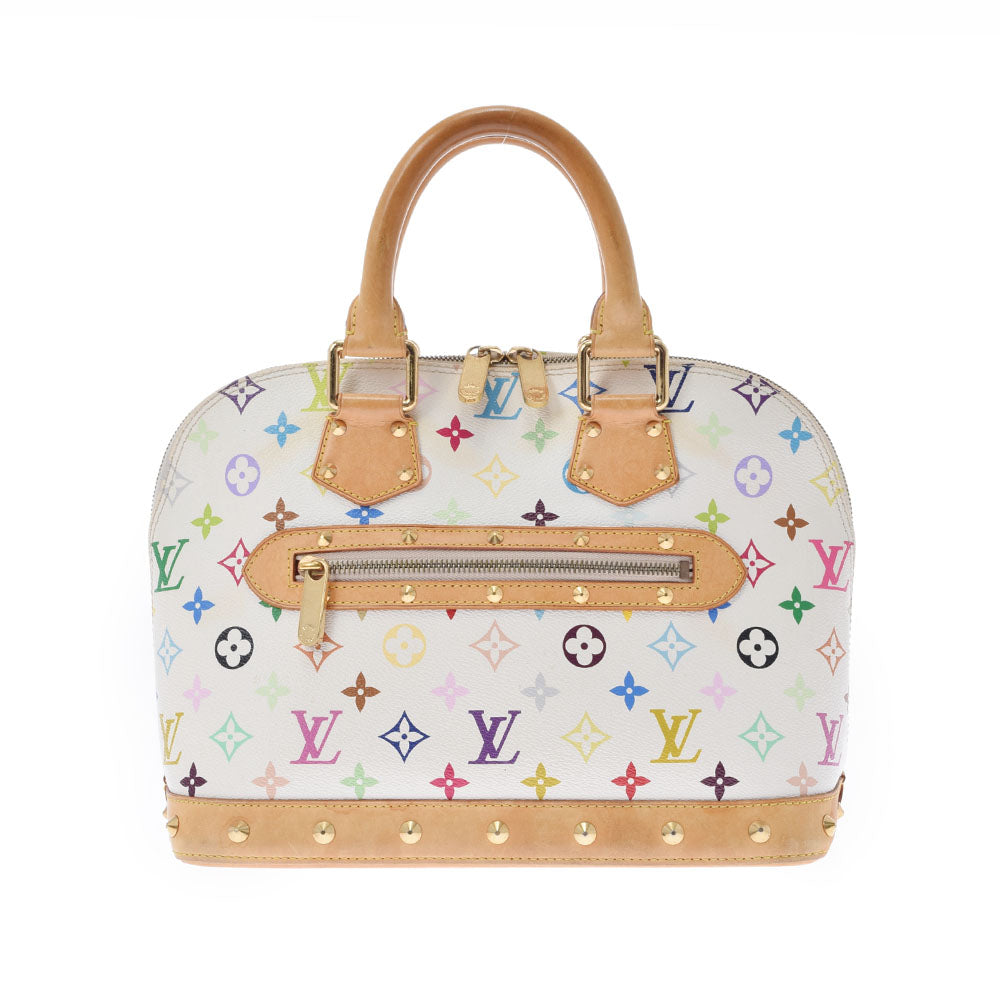 LOUIS VUITTON ルイヴィトン マルチカラー アルマ ブロン（白） M92647 レディース モノグラムマルチカラー ハンドバッグ Bランク 中古 