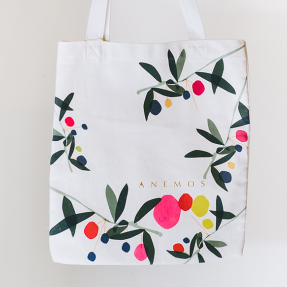 Flora Series: Morning Glory - Cotton Canvas Bag