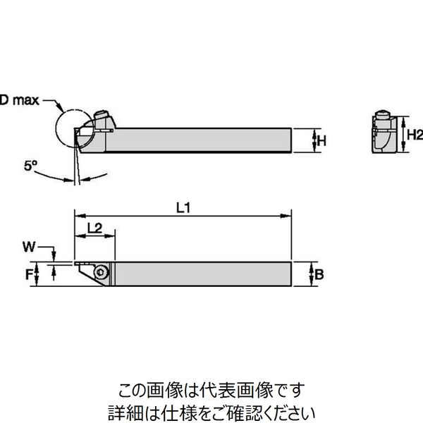 WIDIA スイス型機械用溝入れホルダー