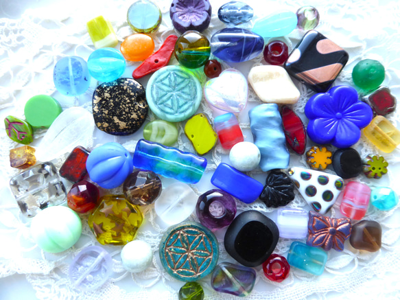 20g 訳アリ！mix チェコビーズCzech Glass Beads