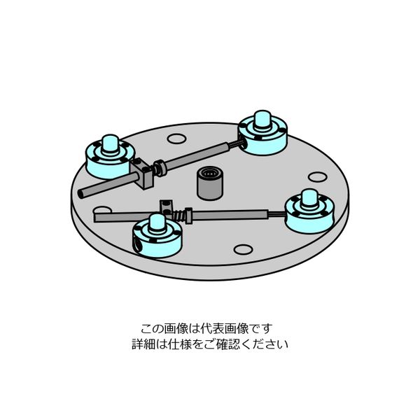 ナベヤ（NABEYA） Qロック内蔵丸型プレート本体 RMCQ