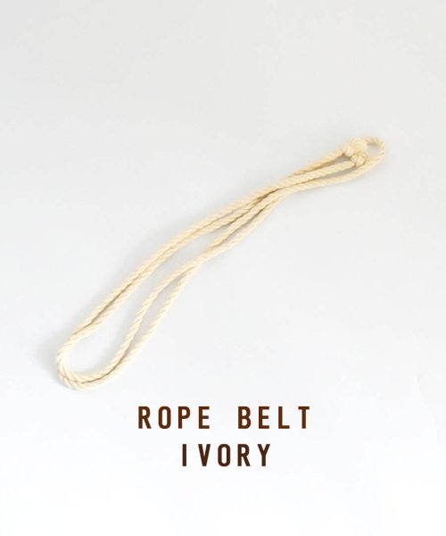 Ring＆Rope Belt 26056　リング＆ロープベルト　ベルト　紐　ロープ紐　リングベルト　ロープベルト